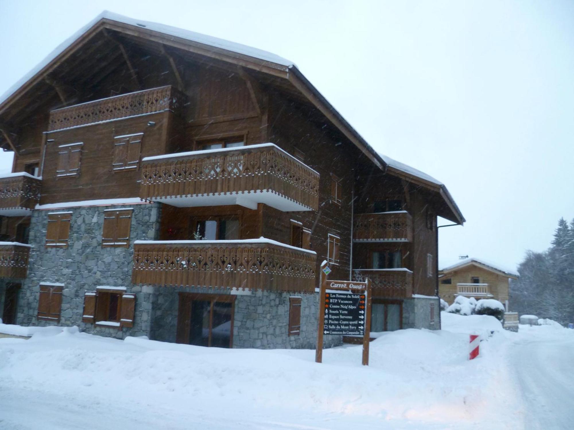 Ferienwohnung Lucada Les Carroz Exterior foto